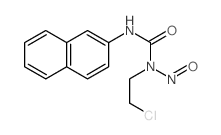 1-(2-chloroethyl)-3-naphthalen-2-yl-1-nitroso-urea structure