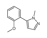 5-(2-methoxyphenyl)-1-methylpyrazole Structure