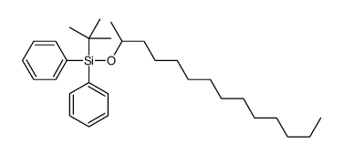 tert-butyl-diphenyl-tetradecan-2-yloxysilane结构式