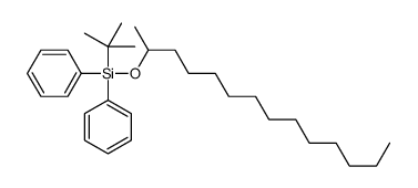 tert-butyl-diphenyl-tetradecan-2-yloxysilane Structure