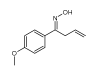 (E)-1-(4-methoxyphenyl)but-3-en-1-one oxime结构式