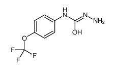 1-amino-3-[4-(trifluoromethoxy)phenyl]urea结构式