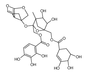 Galloyl-oxypaeoniflorin Structure