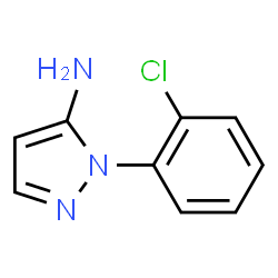 1-(2-Chlorophenyl)-1H-pyrazol-5-amine结构式