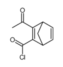 Bicyclo[2.2.1]hepta-2,5-diene-2-carbonyl chloride, 3-acetyl- (9CI) Structure