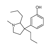 3-(1-methyl-2,3-dipropylpyrrolidin-3-yl)phenol Structure