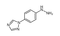 4-(1,2,4-triazol-1-yl)-phenylhydrazine Structure