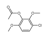 3-chlorosyringol acetate结构式