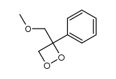 3-(methoxymethyl)-3-phenyldioxetane Structure