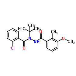 N'-(2-Chlorobenzoyl)-3-methoxy-2-methyl-N'-(2-methyl-2-propanyl)benzohydrazide Structure