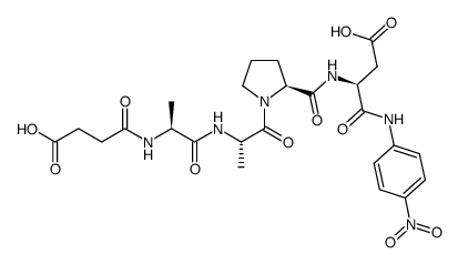 Suc-Ala-Ala-Pro-Asp-pNA Structure