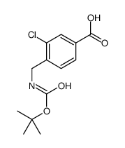 4-(T-BOC-AMINOMETHYL)-3-CHLOROBENZOIC ACID picture