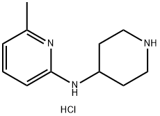 6-Methyl-N-(piperidin-4-yl)pyridin-2-amine trihydrochloride Structure