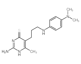 4(3H)-Pyrimidinethione,2-amino-5-[3-[[4-(dimethylamino)phenyl]amino]propyl]-6-methyl-结构式