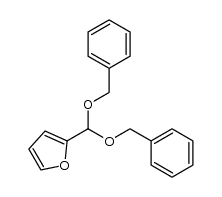 2-(bis(benzyloxy)methyl)furan结构式