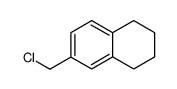 6-chloromethyl-1,2,3,4-tetrahydronaphthalene结构式
