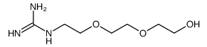 2-[2-[2-(2-hydroxyethoxy)ethoxy]ethyl]guanidine结构式
