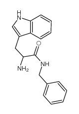2-AMINO-N-BENZYL-3-(1H-INDOL-3-YL)-PROPIONAMIDE结构式