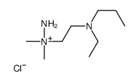 1-[2-(ethylpropylamino)ethyl]-1,1-dimethylhydrazinium chloride结构式