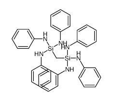 N-[dianilino(trianilinosilylmethyl)silyl]aniline Structure