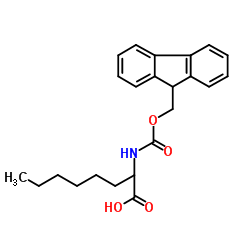 FMOC-2-AMINOOCTANOIC ACID Structure