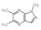 3,4,9-trimethyl-2,5,8,9-tetrazabicyclo[4.3.0]nona-1,3,5,7-tetraene structure