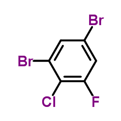 1,5-Dibromo-2-chloro-3-fluorobenzene Structure