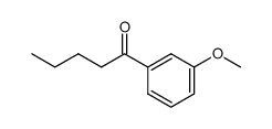 1-(3-methoxyphenyl)pentanone structure