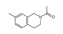 Isoquinoline,2-acetyl-1,2,3,4-tetrahydro-7-methyl- (9CI) Structure