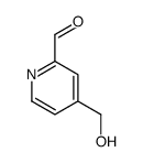 2-Pyridinecarboxaldehyde,4-(hydroxymethyl)-(9CI) Structure