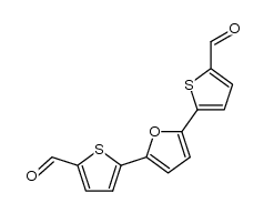 5,5'-(furan-2,5-diyl)bis(thiophene-2-carbaldehyde) Structure