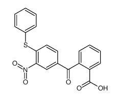 2-(3-nitro-4-phenylsulfanylbenzoyl)benzoic acid结构式