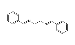 1-(3-methylphenyl)-N-[2-[(3-methylphenyl)methylideneamino]ethyl]methanimine Structure