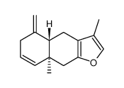 (4aS)-4,4a,5,6,8a,9-Hexahydro-3,8aβ-dimethyl-5-methylenenaphtho[2,3-b]furan结构式