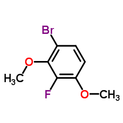 1-溴-3-氟-2,4-二甲氧基苯结构式