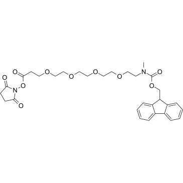 Fmoc-NMe-PEG4-NHS ester图片