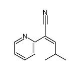 alpha-(2-methylpropylidene)pyridine-2-acetonitrile structure