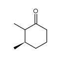 (2RS,3R)-2,3-dimethylcyclohexanone结构式