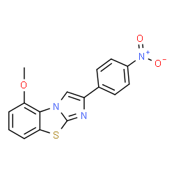 5-METHOXY-2-(4-NITROPHENYL)IMIDAZO[2,1-B]BENZOTHIAZOLE structure