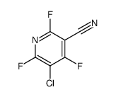 5-chloro-2,4,6-trifluoropyridine-3-carbonitrile结构式