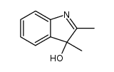 3-Hydroxy-2,3-dimethyl-3H-indole Structure