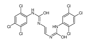 (E)-1,1'-Vinylenebis[3-(2,4,5-trichlorophenyl)urea] Structure