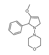 N-morpholino-2-phenyl-3-methoxy-2,5-dihydropyrrole结构式