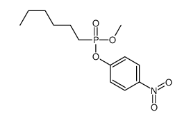 1-[hexyl(methoxy)phosphoryl]oxy-4-nitrobenzene结构式