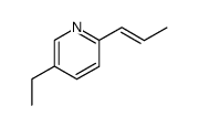 5-ethyl-2-propenyl-pyridine Structure