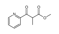 Methyl 2-methyl-3-oxo-3-(2-pyridyl)propionate Structure