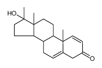 17beta-羟基-17-甲基雄甾-1,5-二烯-3-酮结构式