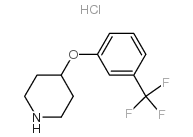 4-(3-TRIFLUOROMETHYL-PHENOXY)-PIPERIDINE HYDROCHLORIDE structure