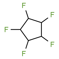 Cyclopentane, 1,2,3,4,5-pentafluoro- (9CI)结构式