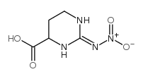 4-Pyrimidinecarboxylicacid,hexahydro-2-(nitroimino)-,(+)-(8CI) structure